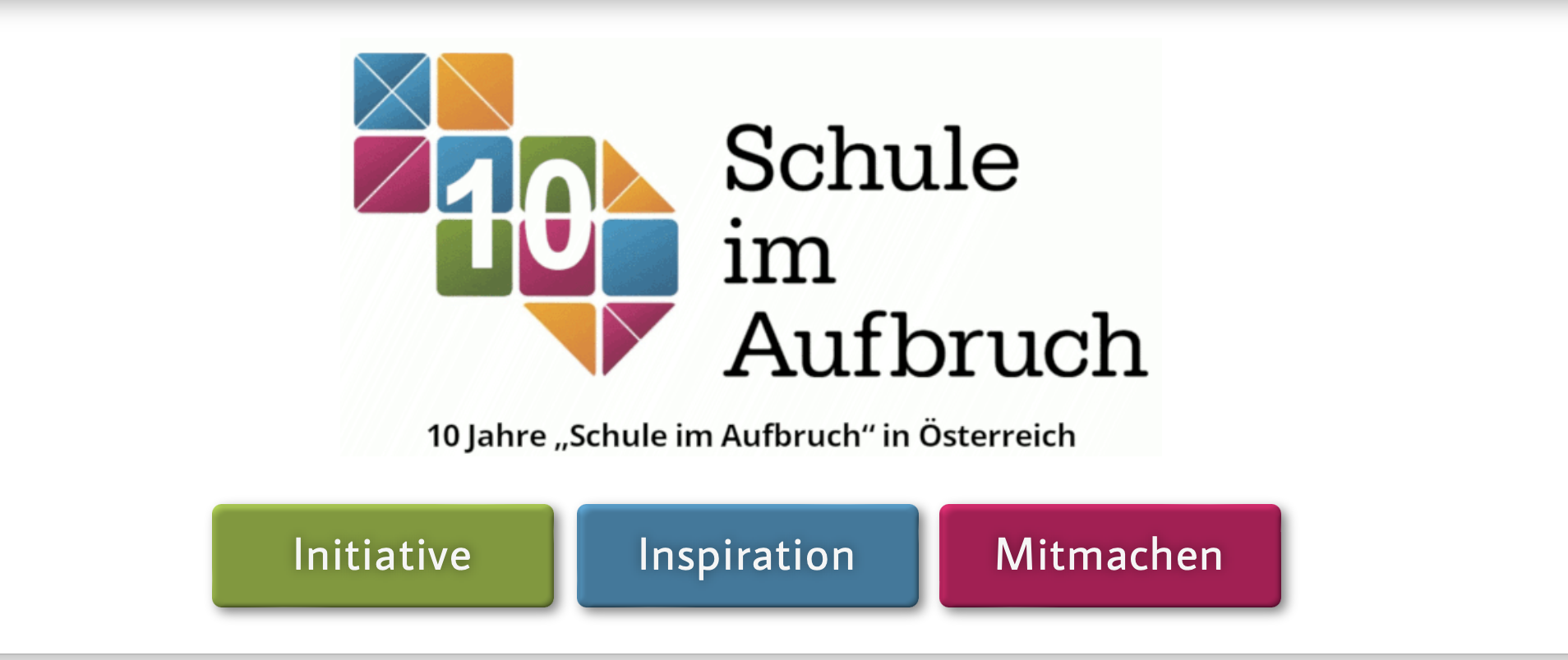 Logo zu 10 Jahre Schule im Aufbruch Österreich